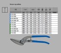 ERDI BESSEY Nożyce typ pelikan D218-300 Lewe
