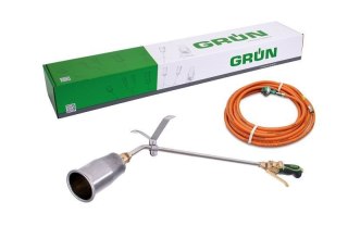 GRUN Palnik stalowy dekarski St 65/800 kompletny + wąż 10mb + reduktor