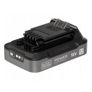 Akumulator z wskaźnikiem naładowania 18V / 2,0Ah, Li-Ion, Black+Decker [BDL2018S-XJ]