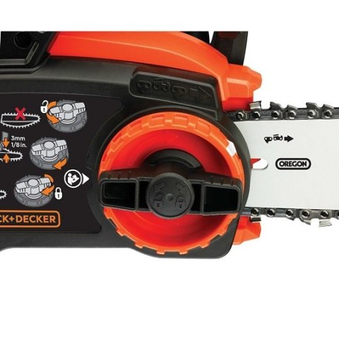 Akumulatorowa piła łańcuchowa 30cm 36V 1x2.5Ah Black+Decker [GKC3630L25-QW]