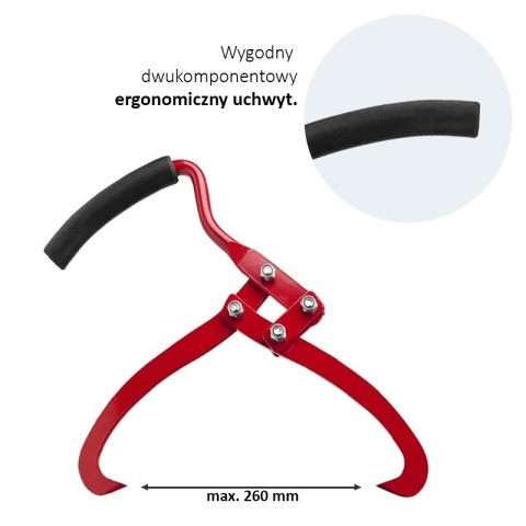 Kleszcze do drewna STUBAI 265 mm