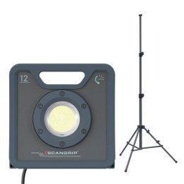 Lampa robocza MULTI-LED 12000 lm 81W Bluetooth NOVA 12 SCANGRIP 03.6206 + statyw 3m 03.5431 [49.0596]