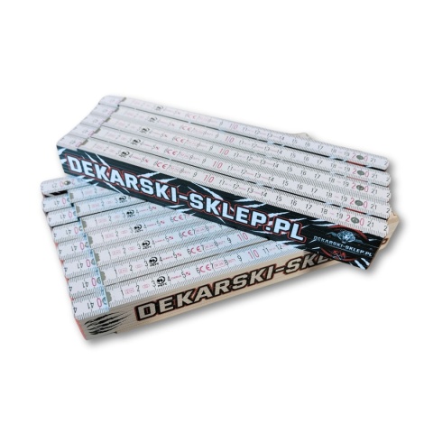 Miara drewniana składana STABILA z logo DEKARSKI-SKLEP.PL (1szt.)