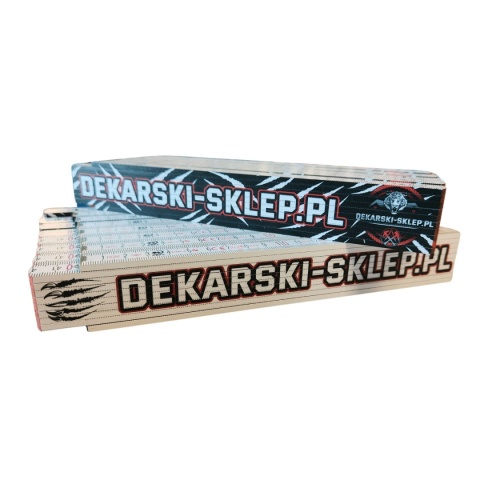 Miara drewniana składana STABILA z logo DEKARSKI-SKLEP.PL (1szt.)