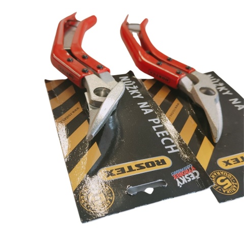 Nożyce do blachy ROSTEX 2323/2324 (prawe i lewe) – profesjonalne cięcie do 1,3 mm stal