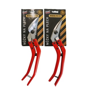 Nożyce do blachy ROSTEX 2323/2324 (prawe i lewe) - profesjonalne cięcie do 1,3 mm stal