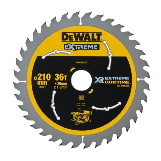 Piła tarczowa 210mm, 36 zębów, XR EXTREME RUNTIME DEWALT [DT99566-QZ]