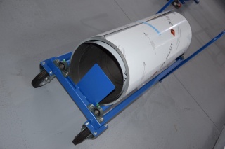 Rozwijak do blachy RB-300 MAAD - szer. 1250 mm, udźwig 300 kg