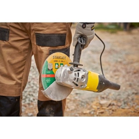 Szlifierka kątowa 230mm, 2000W, FATMAX Stanley [FMEG232-QS]