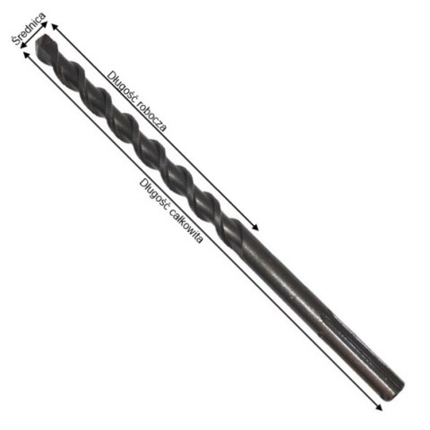 Wiertło do betonu i kamienia SDS-max, 30-370/250 mm, "Economy" Makita [D-34073]