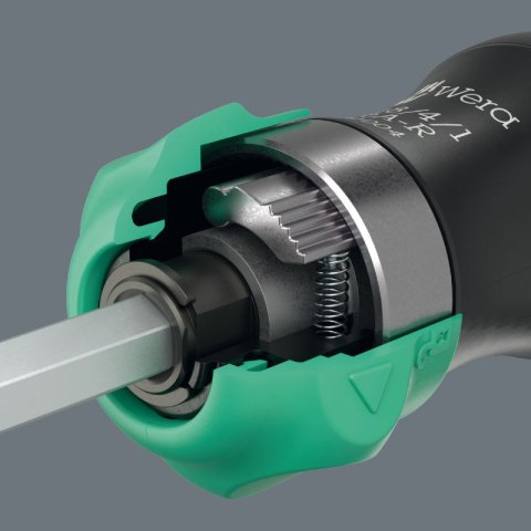 Wkrętak z grzechotką i magazynkiem, z etui, Kraftform 20 RA-R, Wera [05051514001]