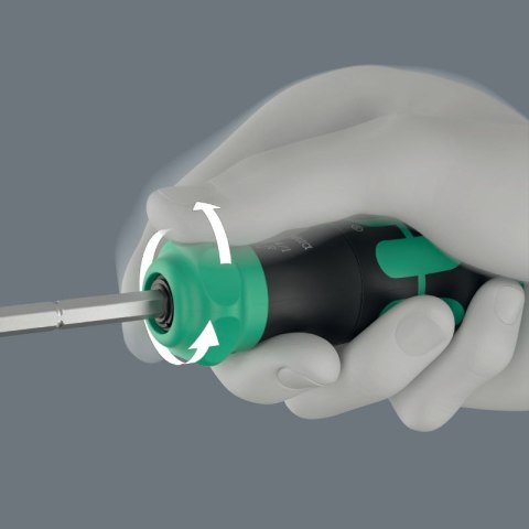 Wkrętak z grzechotką i magazynkiem, z etui, Kraftform 20 RA-R, Wera [05051514001]