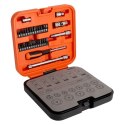 Zestaw końcówek 1/4" i nasadek 6-kątnych 3/8" z grzechotką, 51szt. BAHCO [S51MC3H]
