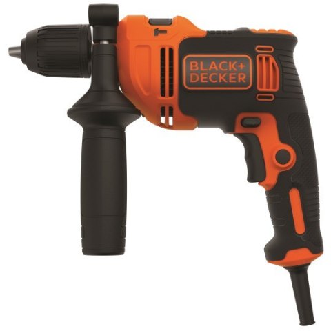 Elektryczna wiertarka udarowa 710W + 32 akcesoria, Black+Decker [BEH710SA32-QS]