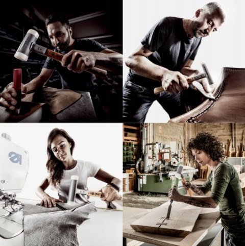 Młotek bezodrzutowy dekarski 40mm HALDER 3366.040