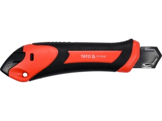 Nożyk z ostrzem łamanym 25 mm YATO YT-75101 - profesjonalny nóż dekarski