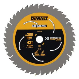 Piła tarczowa do drewna 305/30/2.16mm 42 zęby XR DEWALT [DT99574-QZ]