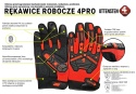 Rękawice robocze ochronne 4PRO IMPACT
