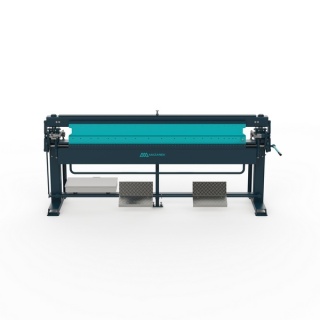 Zaginarka ręczna segmentowa Mazanek ZGRs 1500 L/1,5 - profesjonalne gięcie blachy do 1,5 mm