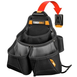 Torba narzędziowa monterska TOUGHBUILT TB-CT-02 ClipTech – 9 kieszeni, uchwyt na młotek