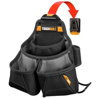 Torba narzędziowa monterska TOUGHBUILT TB-CT-02 ClipTech - 9 kieszeni, uchwyt na młotek