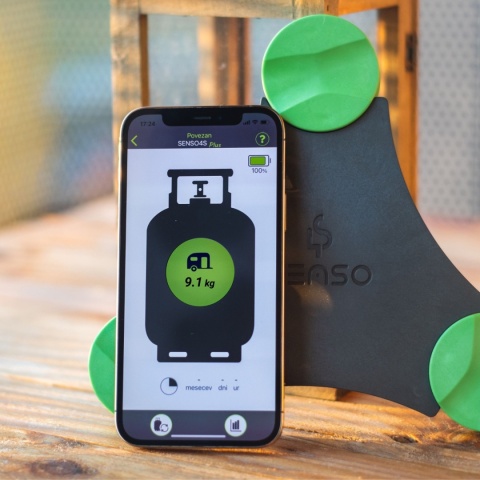 Waga do butli gazowej Senso4s BASIC – kontrola poziomu gazu dla dekarzy z aplikacją mobilną