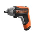 Wkrętak akumulatorowy 3,6V z 10 końcówkami 1/4", Black+Decker [BCF611CK-QW] 1,5Ah