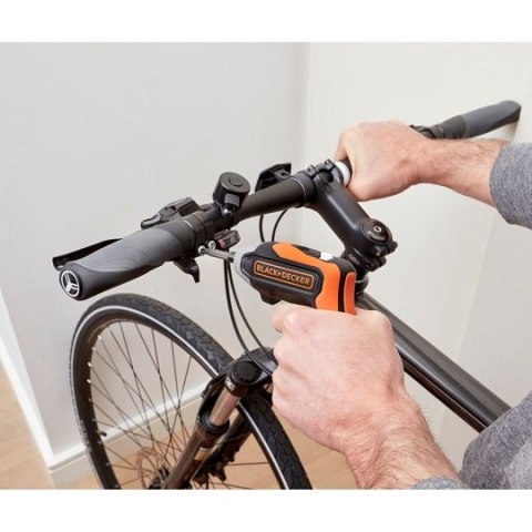 Wkrętak akumulatorowy 3,6V z 10 końcówkami 1/4", Black+Decker [BCF611CK-QW] 1,5Ah