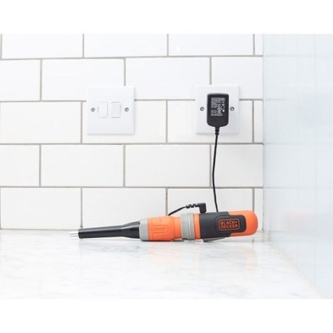 Wkrętak akumulatorowy 3,6V z końcówkami 1/4", Black+Decker [BCF603C-QW] 1,5Ah
