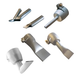 Zestaw 6 dysz TITAN do zgrzewarek ręcznych – płaskoszczelinowe, redukcyjne i spawalnicze