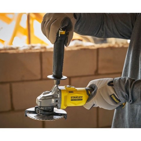 Akumulatorowa szlifierka kątowa 125mm, 18V, FATMAX V20, Stanley [SFMCG710B-XJ-IW8082106] + 10szt. tarcz do metalu