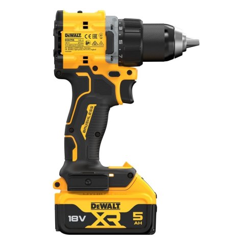 Akumulatorowa wiertarko-wkrętarka, 18V XR, DeWALT [DCD794P2T-QW] 2x5,0Ah