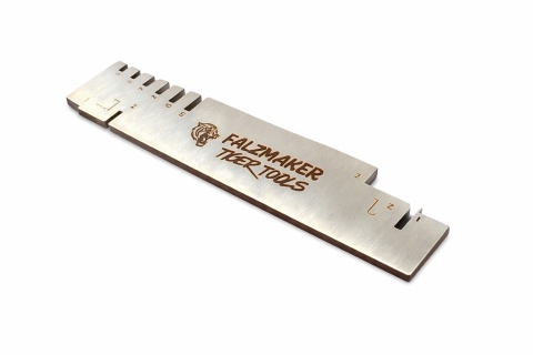 FalzMaker 1szt. — przymiar do rąbka stojącego z rysikiem traserskim 5–10 mm (stal nierdzewna) | Tiger Tools