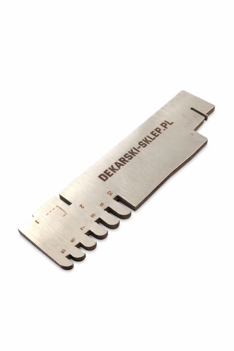 FalzMaker 1szt. — przymiar do rąbka stojącego z rysikiem traserskim 5–10 mm (stal nierdzewna) | Tiger Tools