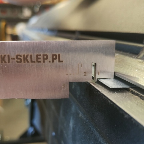 FalzMaker 1szt. — przymiar do rąbka stojącego z rysikiem traserskim 5–10 mm (stal nierdzewna) | Tiger Tools