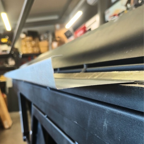 FalzMaker 2szt. — przymiary do rąbka stojącego z rysikiem traserskim 5–10 mm (stal nierdzewna) | Tiger Tools