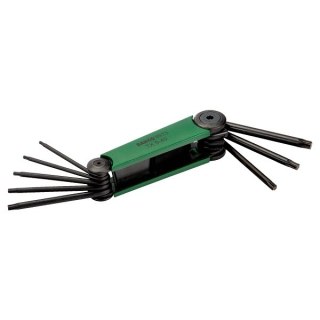 Komplet 8szt. kluczy trzpieniowych do śrub typu Torx T9-T40, Bahco [BE-8975]