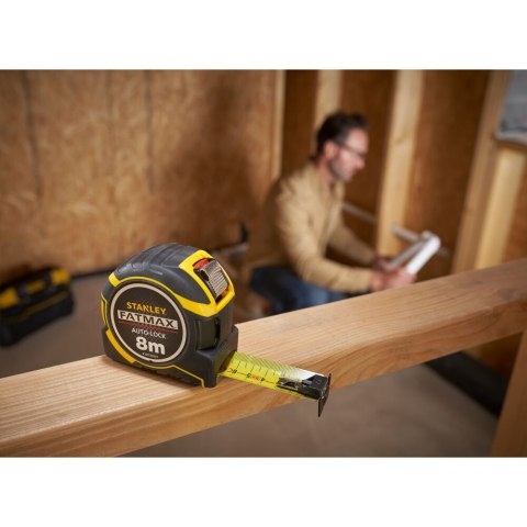 Miara zwijana 8m z magnesem, Autolock, FatMax, Stanley, [XTHT0-33501]