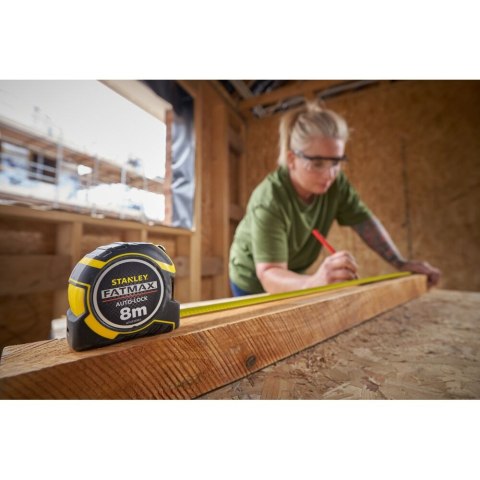 Miara zwijana 8m z magnesem, Autolock, FatMax, Stanley, [XTHT0-33501]