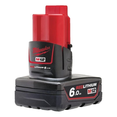 Milwaukee M12 B6 – Akumulator 12 V REDLITHIUM 6,0 Ah (4932451395)