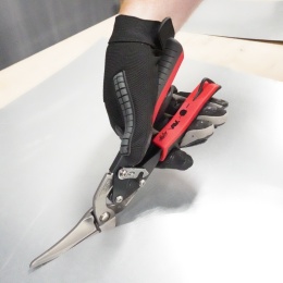 Nożyce ręczne MALCO AV63 Long Cut – lewe do długiego cięcia blachy