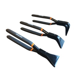 Zestaw kleszczy blacharskich TIGER TOOLS 60 mm – proste + 45° + 90° 201300