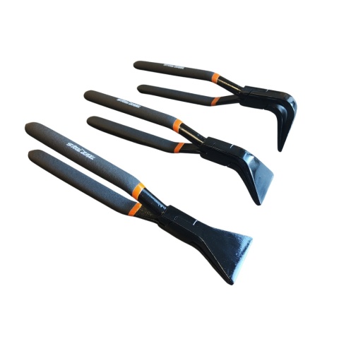 Zestaw kleszczy blacharskich TIGER TOOLS 60 mm – proste + 45° + 90° 201300