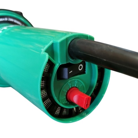 Zgrzewarka ręczna TITAN HADES 3400W – nagrzewnica do membran dachowych PVC/TPO zestaw PRO