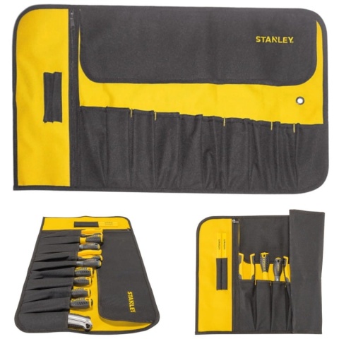 Profesjonalny zestaw dekarski TIGER TOOLS PRO + pokrowiec STANLEY – komplet kleszczy blacharskich z organizerem