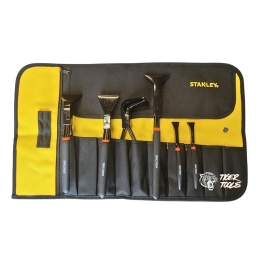 Profesjonalny zestaw dekarski TIGER TOOLS PRO + pokrowiec STANLEY – komplet kleszczy blacharskich z organizerem