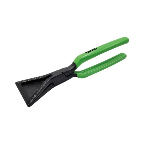 Cęgi do blachy Freund UltraVision 80 mm proste 01081180 z oknem i skalą