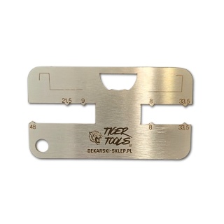 Rysik do rąbka blacharski/dekarski TIGER TOOLS RTRT-2 (100150) - precyzyjne narzędzie do trasowania rąbków