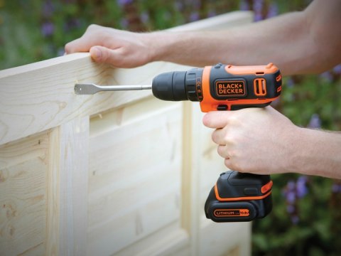 Wiertarko-wkrętarka akumulatorowa 10,8V Black+Decker [BDCDD12-QW] 1,5Ah