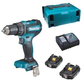 Wiertarko-wkrętarka udarowa Makita [DHP485RAJ] 18V Li-Ion, 2x2,0Ah, LXT